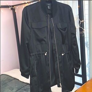 Satin Trench Coat/ Jacket